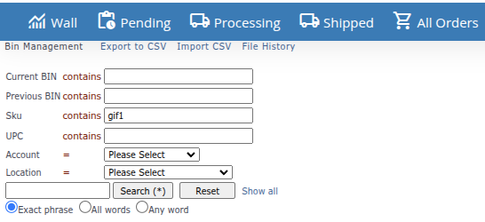 Advanced Search