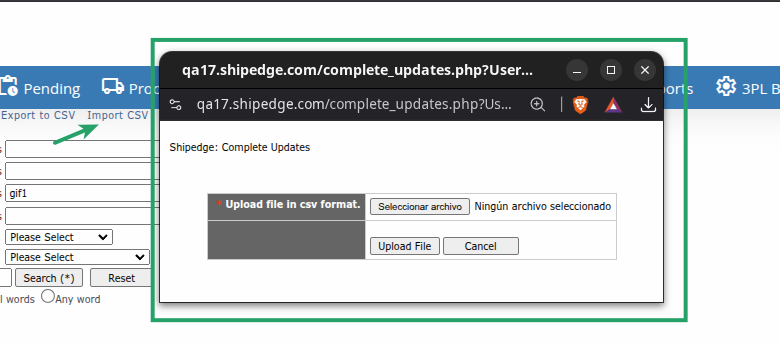 Importing Bin Data