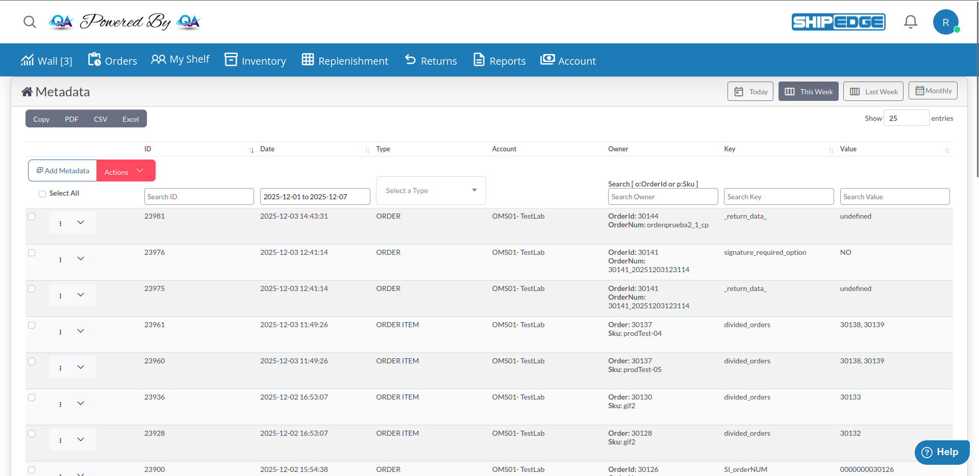 Metadata Management