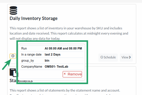 Scheduled Reports