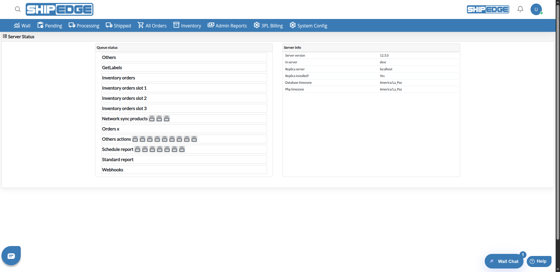Server Status